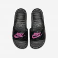 Nike Benassi | Black / Black / Vivid Pink