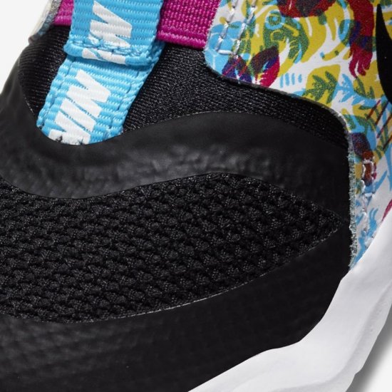 Nike Flex Runner Fable | Black / Fire Pink / Blue Fury / White - Click Image to Close