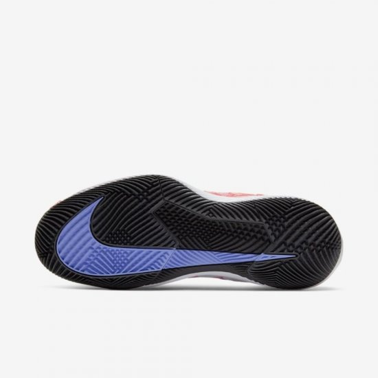 NikeCourt Air Zoom Vapor X Knit | Royal Pulse / Flash Crimson / Frosted Plum / Black - Click Image to Close