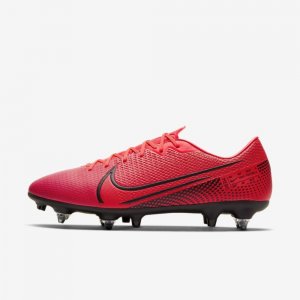 Nike Mercurial Vapor 13 Academy SG-PRO Anti-Clog Traction | Laser Crimson / Laser Crimson / Black