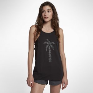 Hurley Palms Awave Ringer | Black / Black