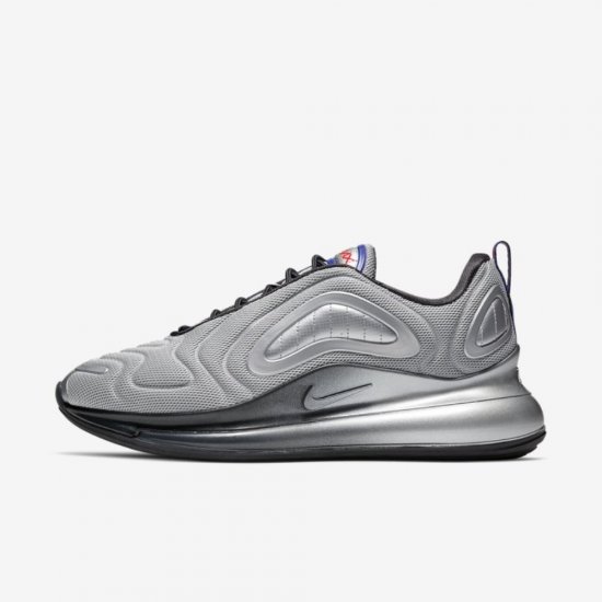 Nike Air Max 720 | Metallic Silver / Cosmic Clay / Hyper Royal / Off Noir - Click Image to Close