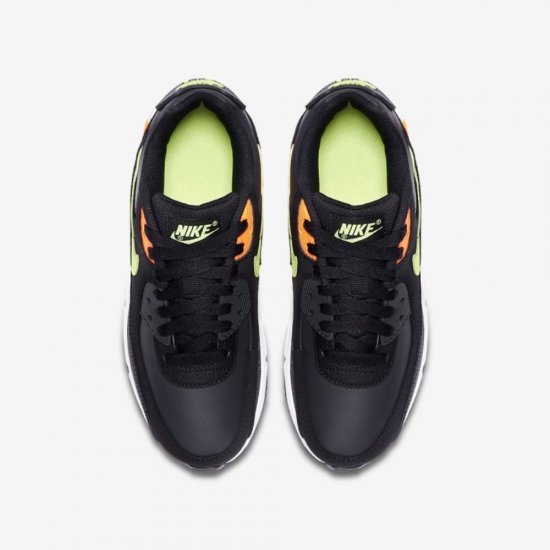 Nike Air Max 90 | Black / Total Orange / Dark Smoke Grey / Ghost Green - Click Image to Close