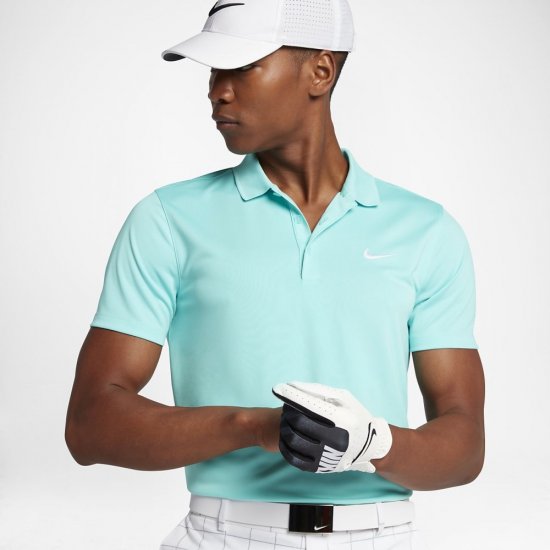 Nike Victory Slim Fit Solid | Light Aqua / White - Click Image to Close