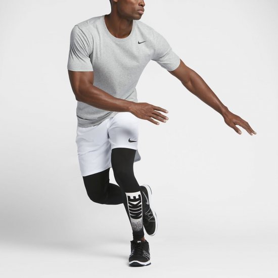 Nike Dri-FIT | Dark Grey Heather / Dark Grey Heather / Black - Click Image to Close