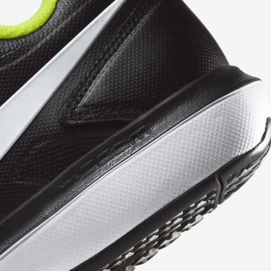 NikeCourt Air Zoom Prestige | Black / Volt / White - Click Image to Close