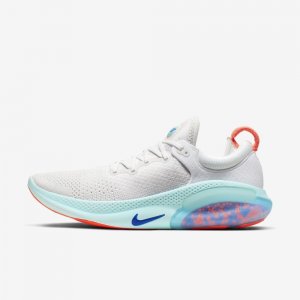 Nike Joyride Run Flyknit | White / Platinum Tint / Bright Mango / Racer Blue