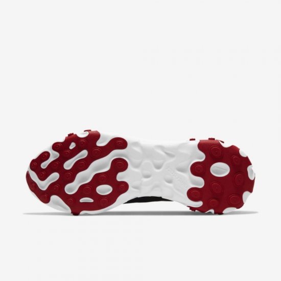 Nike React Element 55 | Black / Gym Red / Summit White / White - Click Image to Close