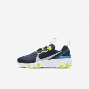 Nike Renew Element 55 | Midnight Navy / Lemon Venom / Laser Blue / Light Smoke Grey