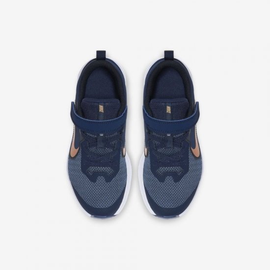 Nike Downshifter 9 | Midnight Navy / Dark Obsidian / Metallic Red Bronze - Click Image to Close