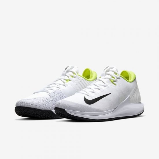 NikeCourt Air Zoom Zero | White / Volt / Black - Click Image to Close
