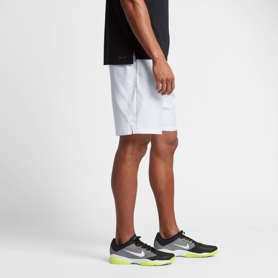 NikeCourt Dri-FIT | White / White / Black - Click Image to Close