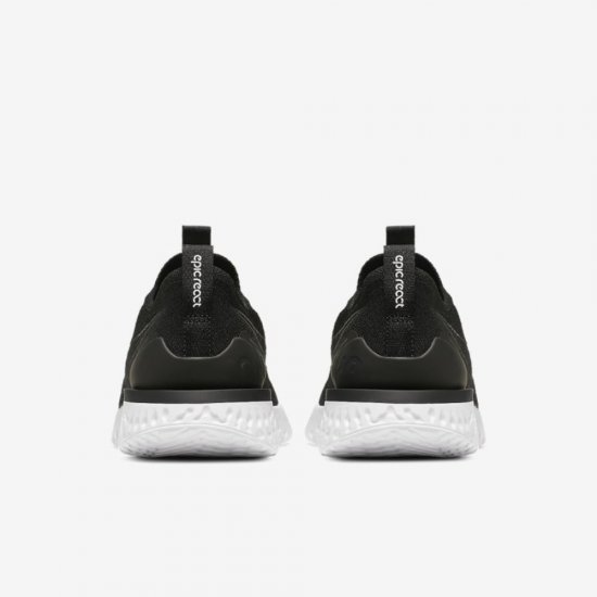 Nike Epic Phantom React Flyknit | Black / White / Black - Click Image to Close