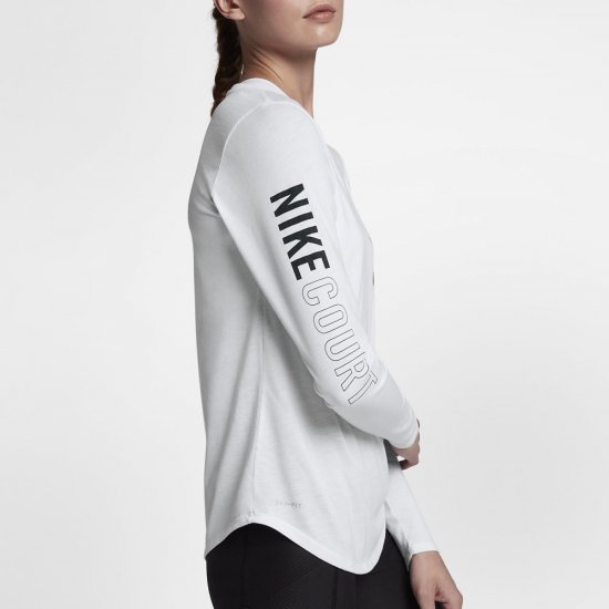 NikeCourt Dry | White / Black - Click Image to Close