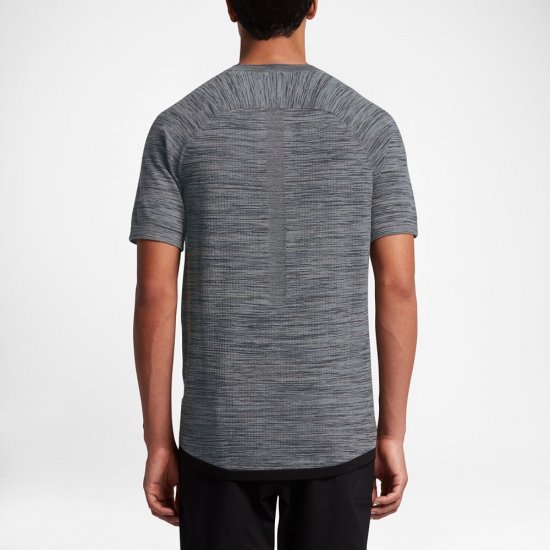 Nike Sportswear Tech Knit | Carbon Heather / Black / Cool Grey / Black - Click Image to Close