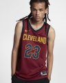 LeBron James Icon Edition Swingman Jersey (Cleveland Cavaliers) | Team Red / University Gold / College Navy