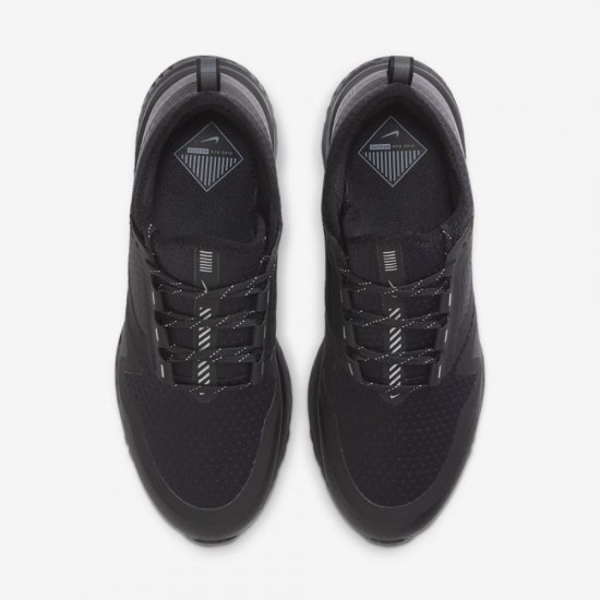Nike Odyssey React Shield 2 | Black / Metallic Silver / Black - Click Image to Close