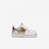 Nike Force 1 Low | White / Metallic Gold / University Red / Metallic Silver