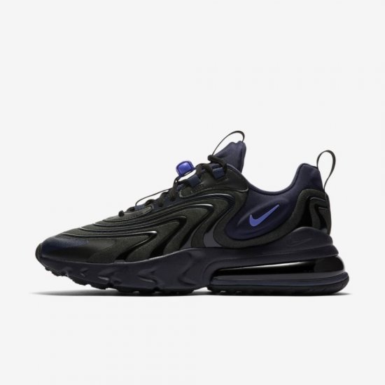 Nike Air Max 270 React ENG | Black / Obsidian / Sapphire - Click Image to Close