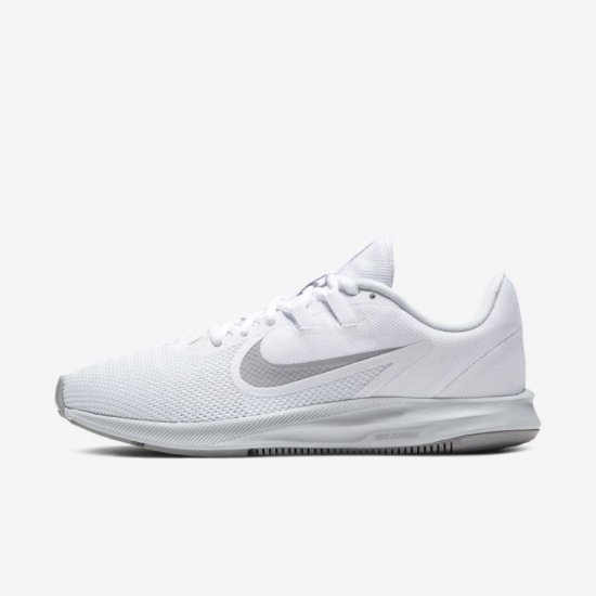 Nike Downshifter 9 | White / Pure Platinum / Wolf Grey - Click Image to Close