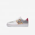 Nike Force 1 Low | White / Metallic Gold / University Red / Metallic Silver