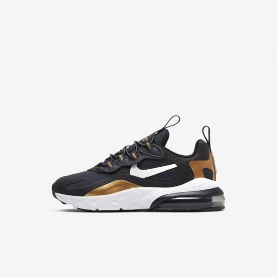 Nike Air Max 270 RT | Anthracite / Black / Metallic Gold / White - Click Image to Close