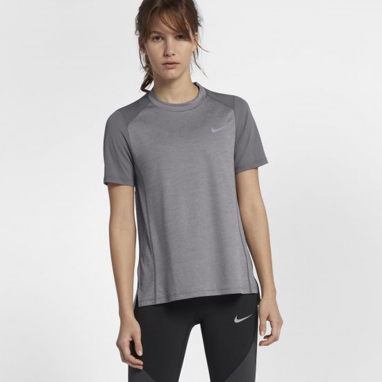 Nike Dri-FIT Miler | Gunsmoke / Heather - Click Image to Close