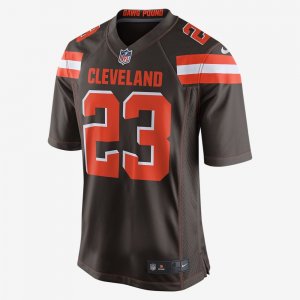 NFL Cleveland Browns American Football Game Jersey (Joe Haden) | Seal Brown / Team Orange / White