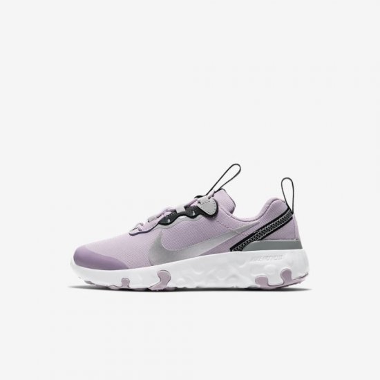 Nike Renew Element 55 | Iced Lilac / Off Noir / Light Smoke Grey / Metallic Silver - Click Image to Close