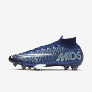 Nike Mercurial Superfly 7 Elite MDS FG | Blue Void / White / Black / Metallic Silver