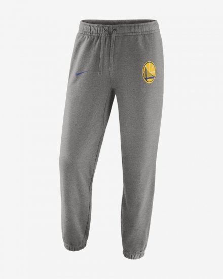 Golden State Warriors Nike | Dark Grey Heather / Rush Blue - Click Image to Close