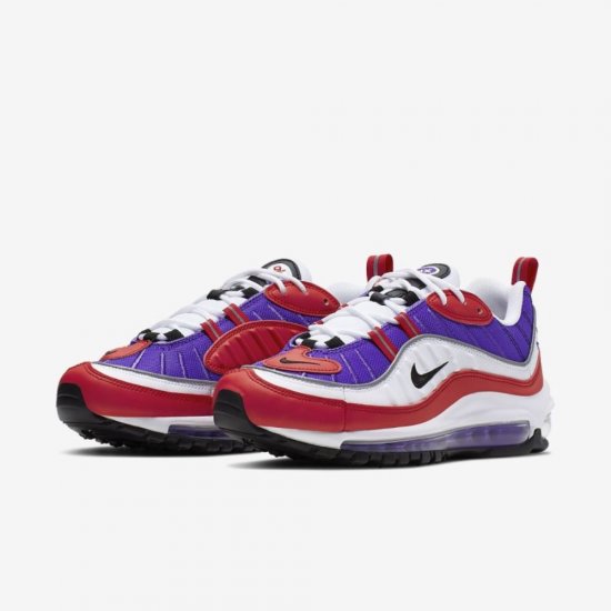 Nike Air Max 98 | Psychic Purple / University Red / White / Black - Click Image to Close