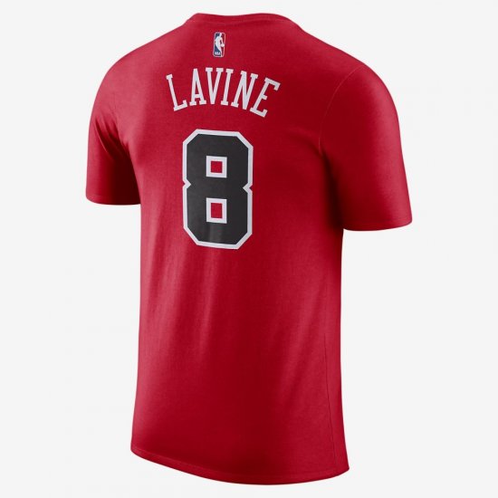 Zach LaVine Chicago Bulls Nike Dry | University Red - Click Image to Close