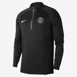 Nike AeroShield Paris Saint-Germain Strike Drill | Black / Black / Pure Platinum