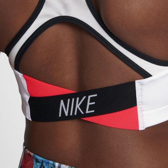Nike Classic Logo | White / White / Bright Crimson / Black - Click Image to Close
