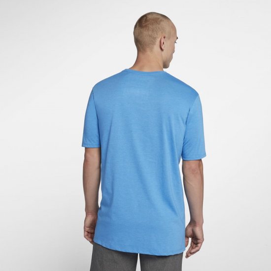 Hurley One And Only Push Through | Light Photo Blue Heather / White - Click Image to Close