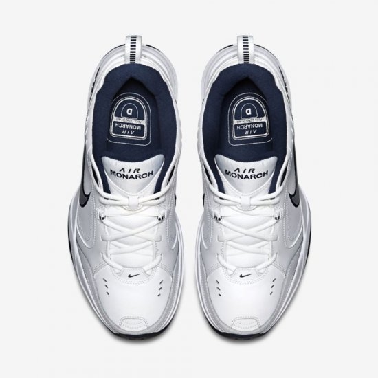 Nike Air Monarch IV | White / Metallic Silver - Click Image to Close