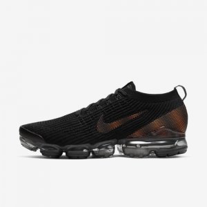 Nike Air VaporMax Flyknit 3 | Black / Dark Smoke Grey / Total Orange