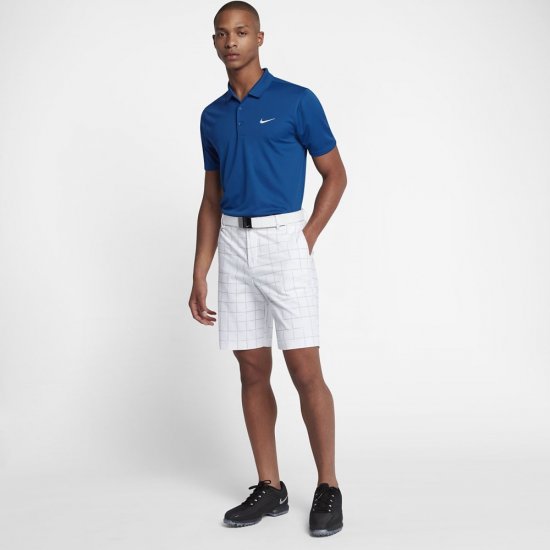 Nike Victory Slim Fit Solid | Blue Jay / White - Click Image to Close