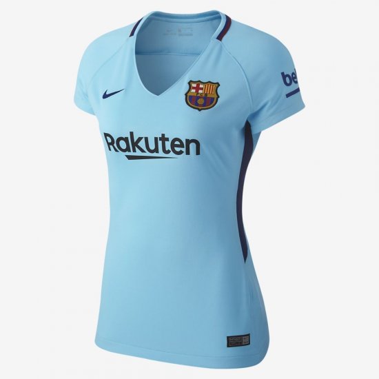 2017/18 FC Barcelona Stadium Away | Polarised Blue / Deep Royal Blue - Click Image to Close