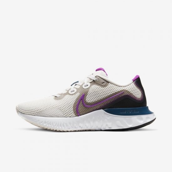 Nike Renew Run | Platinum Tint / White / Black / Vivid Purple - Click Image to Close