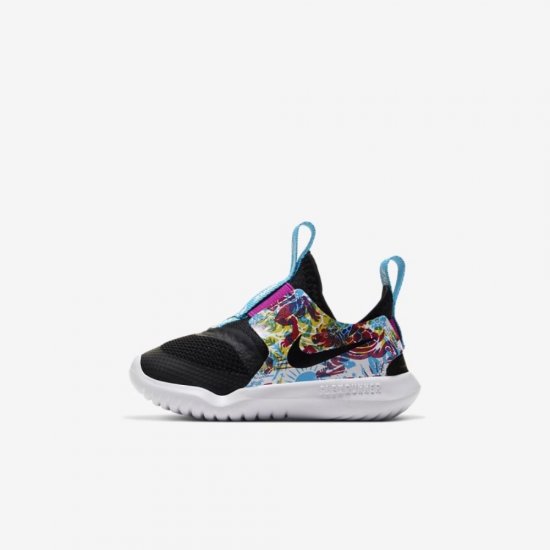 Nike Flex Runner Fable | Black / Fire Pink / Blue Fury / White - Click Image to Close