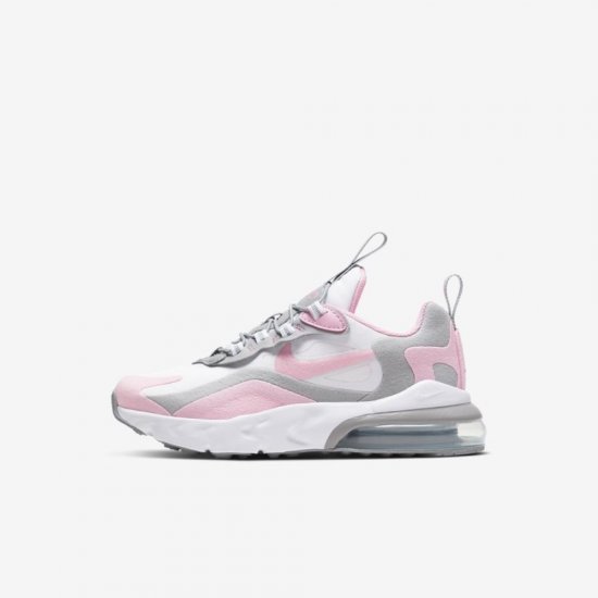 Nike Air Max 270 RT | White / Light Smoke Grey / Metallic Silver / Pink - Click Image to Close