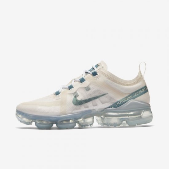 Nike Air VaporMax 2019 | White / Metallic Silver / Pistachio Frost / Mineral Teal - Click Image to Close