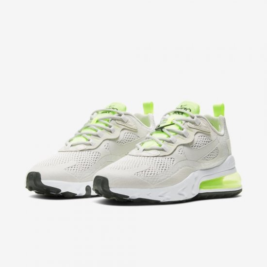 Nike Air Max 270 React | Vast Grey / Ghost Green / White / Vast Grey - Click Image to Close