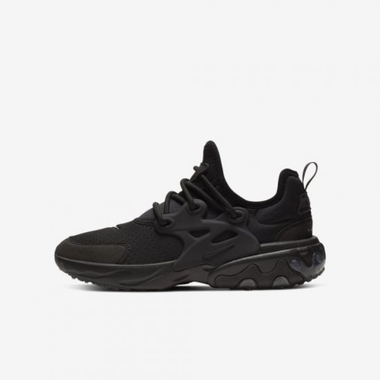 Nike React Presto | Black / Black / Black - Click Image to Close