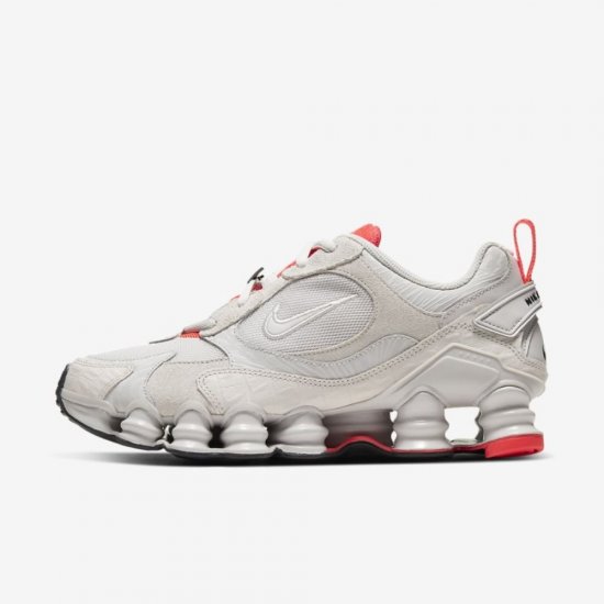 Nike Shox TL Nova | Vast Grey / Laser Crimson / White / Vast Grey - Click Image to Close