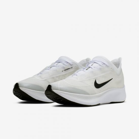 Nike Zoom Fly 3 | White / Atmosphere Grey / Black - Click Image to Close