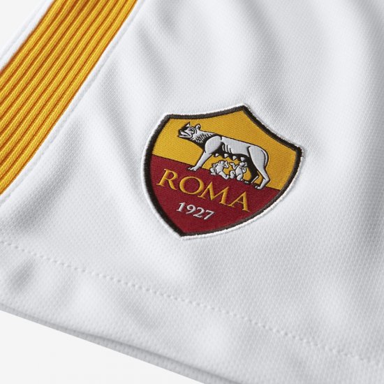 2017/18 A.S. Roma Stadium Home/Away | White / Off-White / Team Crimson - Click Image to Close