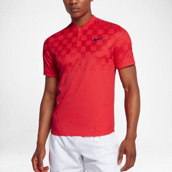 NikeCourt Dry Advantage | Action Red / Blue Jay - Click Image to Close
